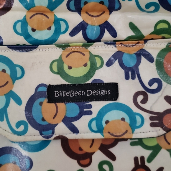 GIANT Diaper bag. Monkey pattern - Picture 2 of 10